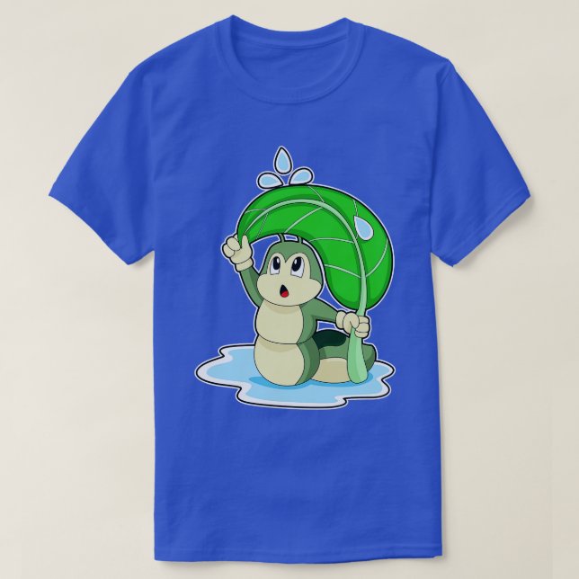 Caterpillar Raining Umbrella 1 T-Shirt (Design Front)