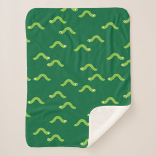 Caterpillar Sherpa Blanket