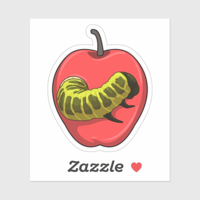 Caterpillar with Apple (Sheet)
