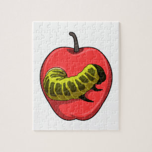 Caterpillar with Apple Jigsaw Puzzle