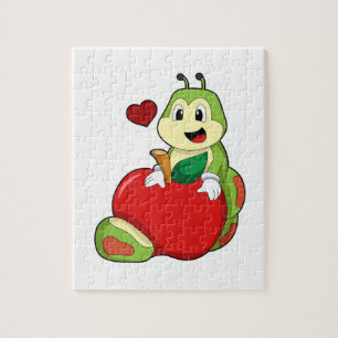 Caterpillar with Apple Jigsaw Puzzle