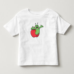 Caterpillar with Apple Toddler T-shirt