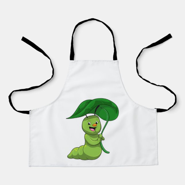 Caterpillar with Leaf as Parasol Apron (Front)