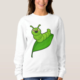 Caterpillar with Leaf Sweatshirt