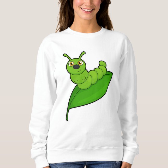Caterpillar with Leaf Sweatshirt (Front)