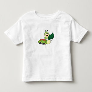 Caterpillar with Leaf Toddler T-shirt