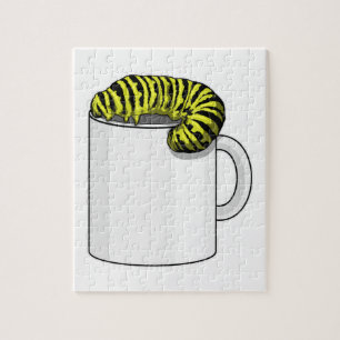 Caterpillar with Mug Jigsaw Puzzle