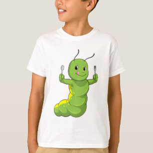Caterpillar with Spoon & Fork T-Shirt