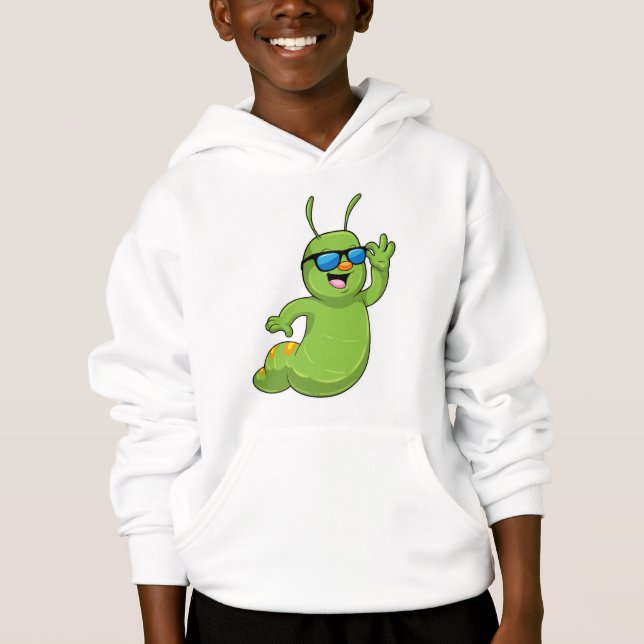 Caterpillar with Sunglasses (Front)