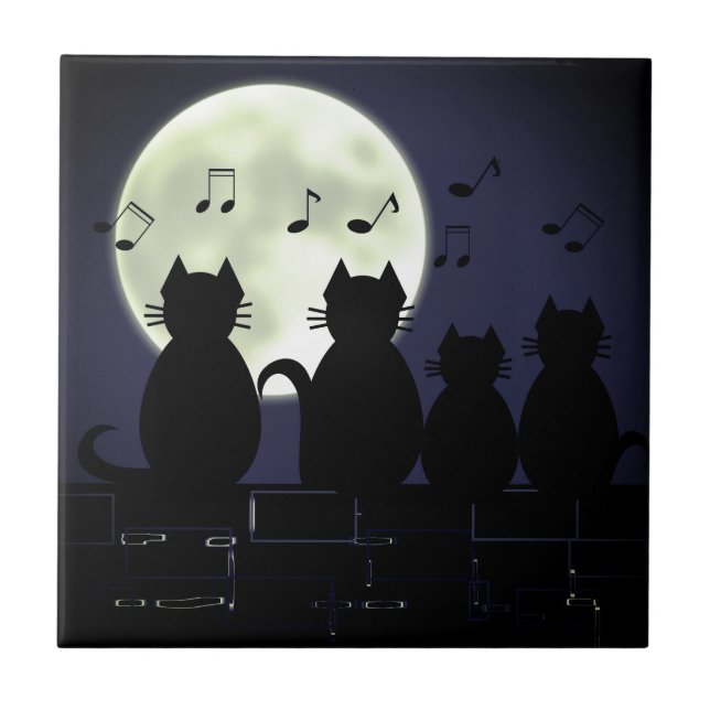 caterwauling by moonlight tile (Front)