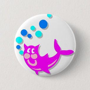 Catfish 2 Inch Round Button