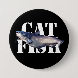 Catfish 3 Inch Round Button