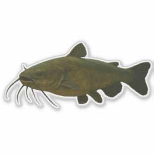 Catfish Cut-out Sticker
