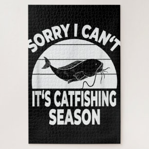 Catfish Fishing Flathead I Cant Its Catfishing Jigsaw Puzzle