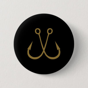 Catfish Hunter Catfish Fisherman Catfish 2 Inch Round Button