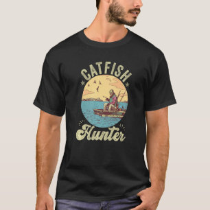 Catfish Hunter River Fishing Catfishing Angler Lov T-Shirt
