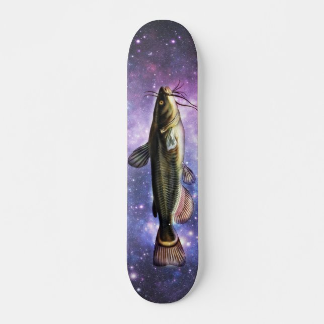 Catfish in Deep Space Skateboard (Front)