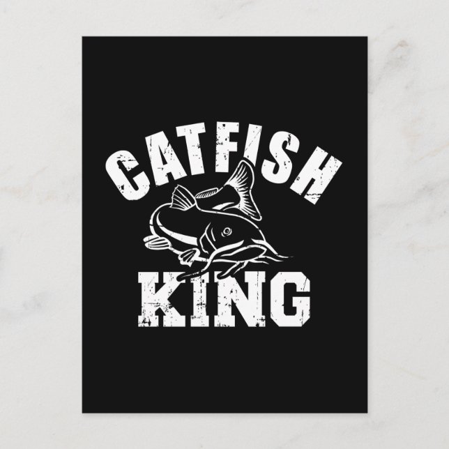 Catfish King Fishing Postcard (Front)
