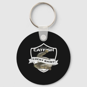 Catfish Lucky Shirt Funny Accessories To Catfish F Keychain