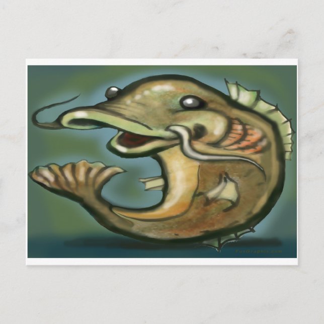 Catfish Postcard (Front)