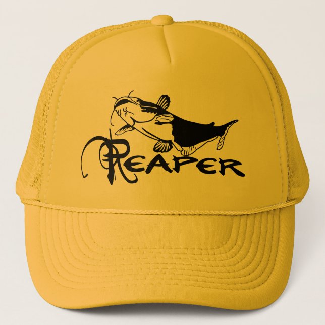 CATFISH REAPER TRUCKER HAT (Front)