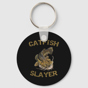 Catfish Slayer Catfish For Catfish Fisherman  Keychain