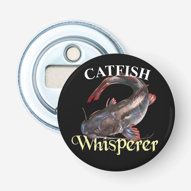 Catfish Whisperer Dark Bottle Opener (Front)