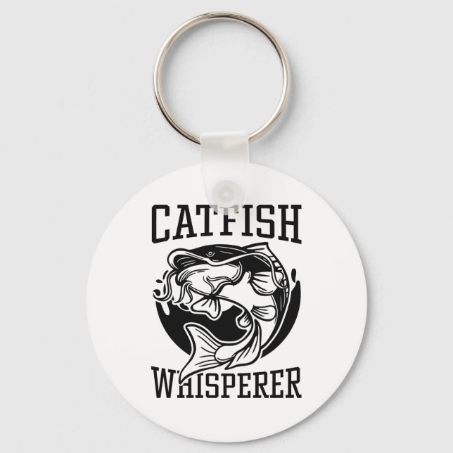 Catfish Whisperer Keychain (Front)