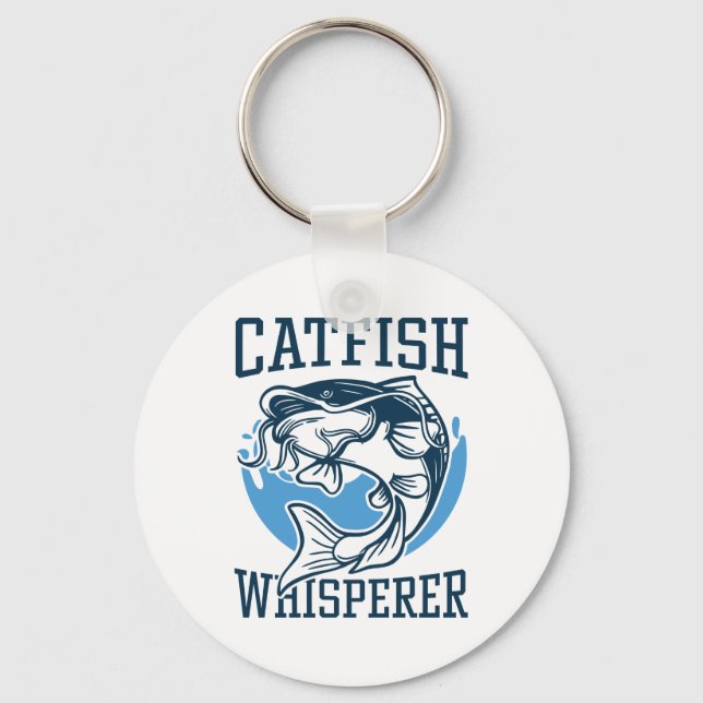 Catfish Whisperer Keychain (Front)