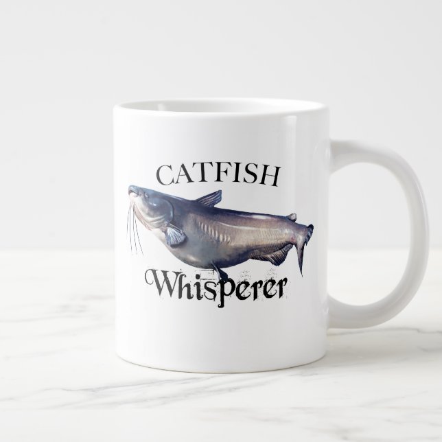 Catfish Whisperer Large Coffee Mug (Right)