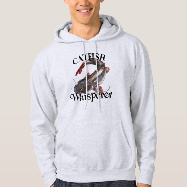 Catfish Whisperer Light Hoodie (Front)