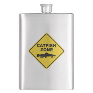 Catfish Zone Hip Flask
