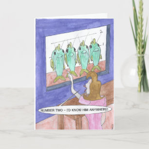 Catfishing Birthday Card