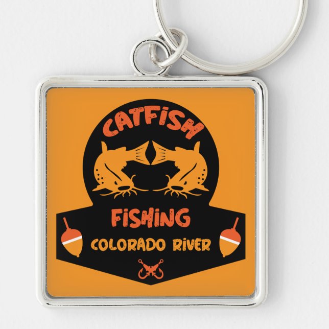 Catfishing Colorado River Keychain (Front)