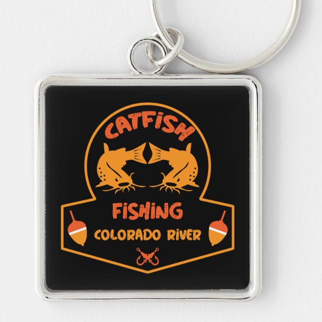 Catfishing Colorado River Keychain (Front)