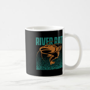 Catfishing Freshwater River Rat - Catfish Fishing  Coffee Mug