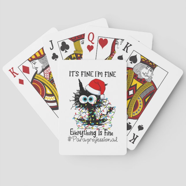 Catfishing, Funny, Catfish, Fisherman, Gift, Lucky Playing Cards (Back)