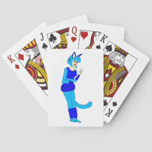 catgirl button playing cards