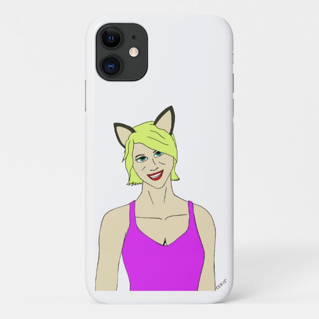 catgirl Case-Mate iPhone case (Back)