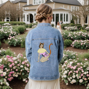catgirl  denim jacket