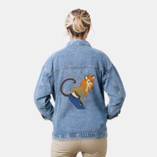 catgirl  denim jacket