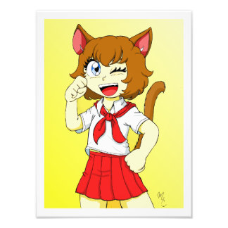 Catgirl Diana Poster