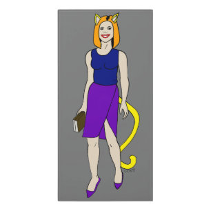catgirl door sign