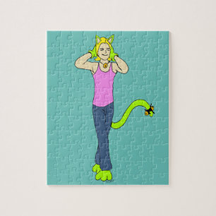 catgirl  jigsaw puzzle