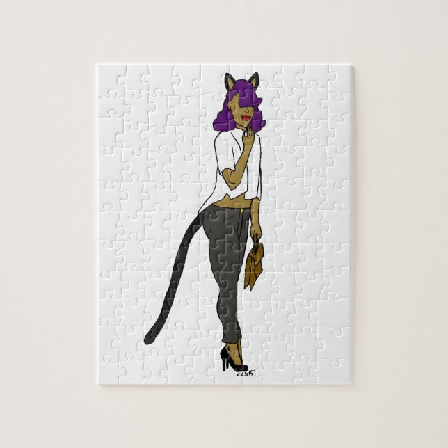 catgirl  jigsaw puzzle (Vertical)