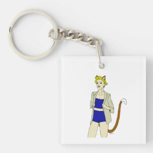 catgirl   keychain