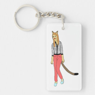 catgirl keychain