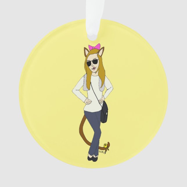 catgirl   ornament (Front)