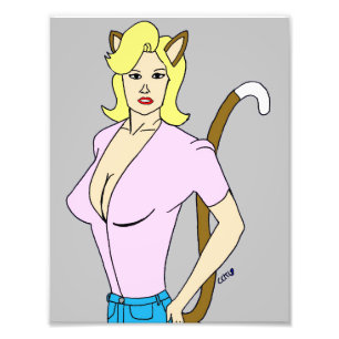 catgirl  photo print