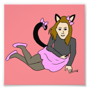 catgirl photo print